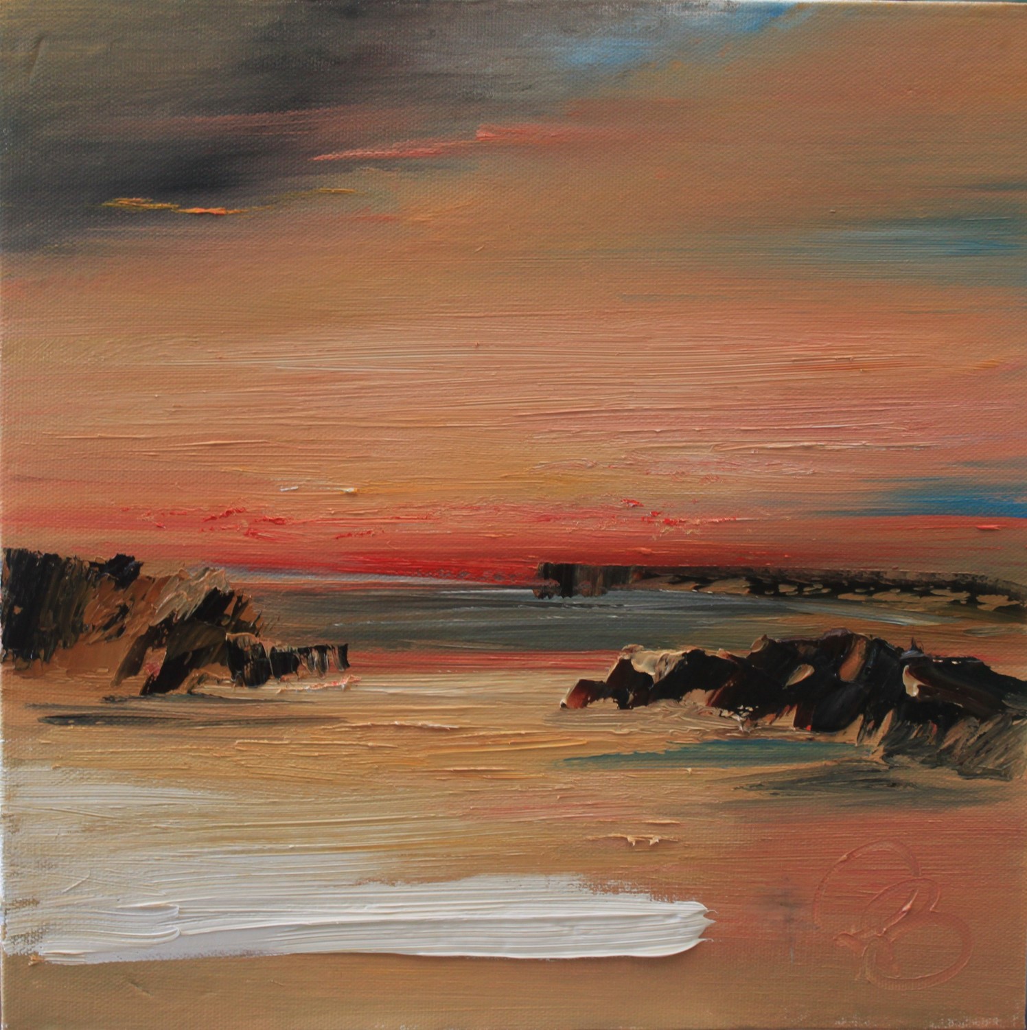 'Sunset on the Cove' by artist Rosanne Barr